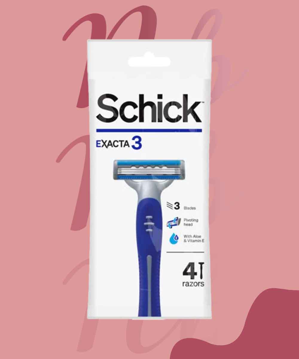 SCHICK EXACTA 3 F MEN 4PCS