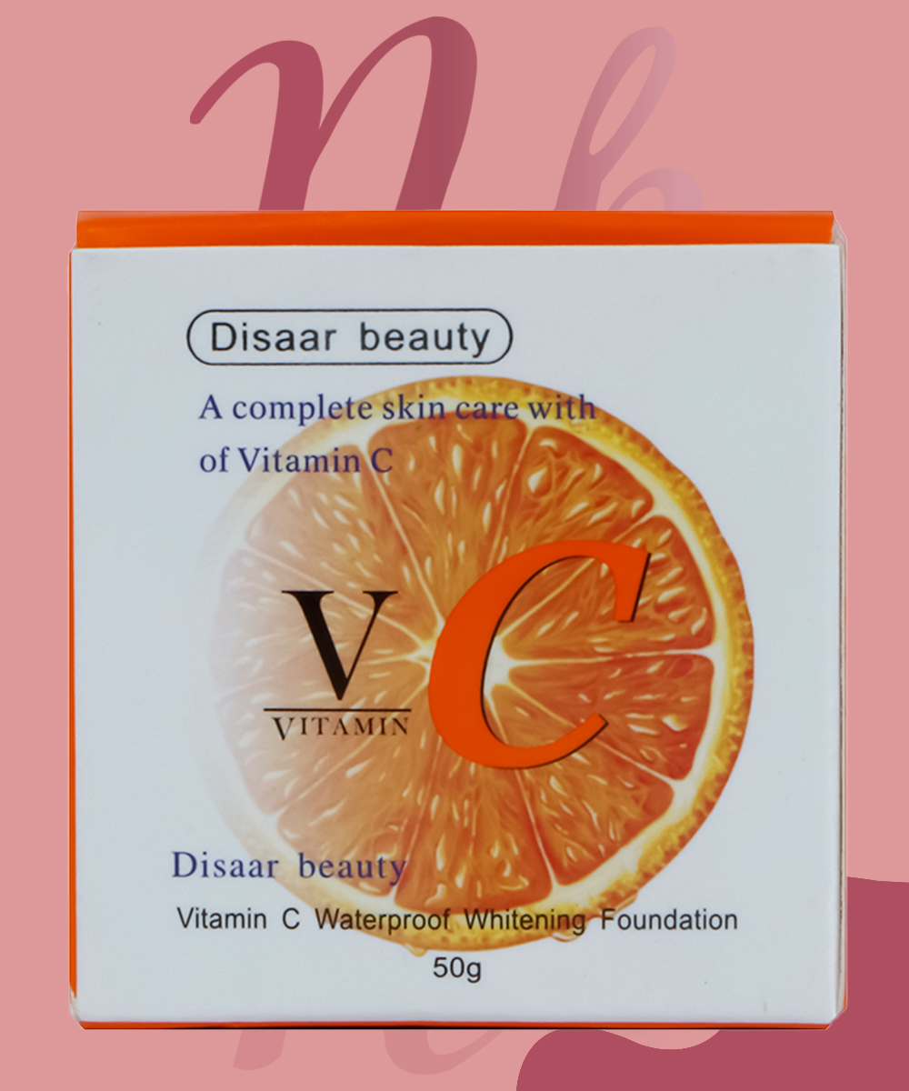 DISAAR BEAUTY VITAMIN.C WHITENING FOUNDATION 50G