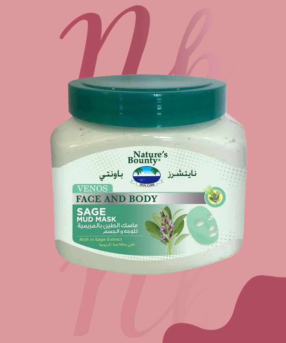 NATURE'S BOUNTY MUD MASK (SAGE) FACE&BODY 300ML